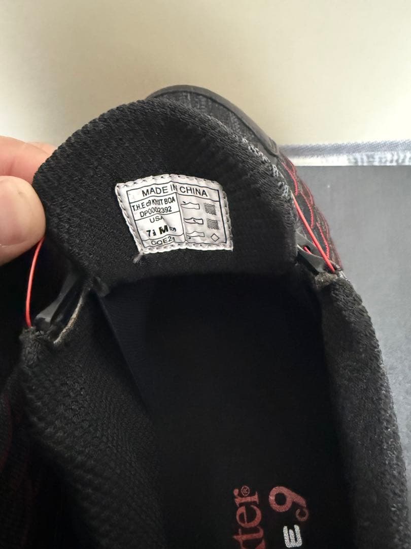 Dexter T.H.E 9 BOA 黒/赤25.5センチ