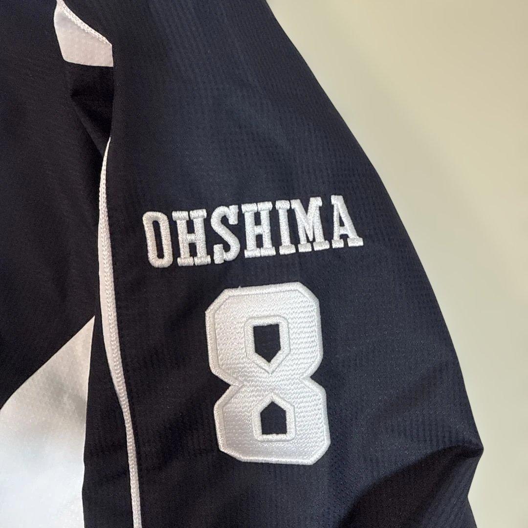 【新品未使用】中日ドラゴンズ 大島洋平 ジャンパー 黒 ブラック