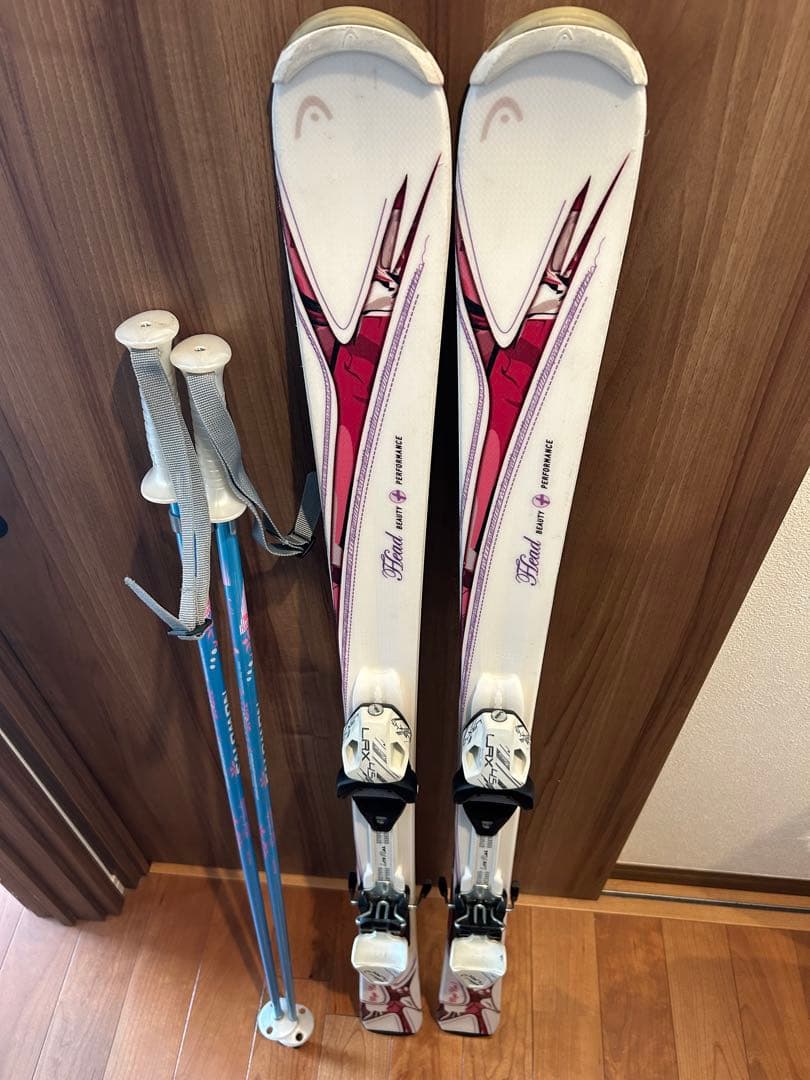 HEAD スキー板　Tyroliaビンディング　Salmonストック　セット