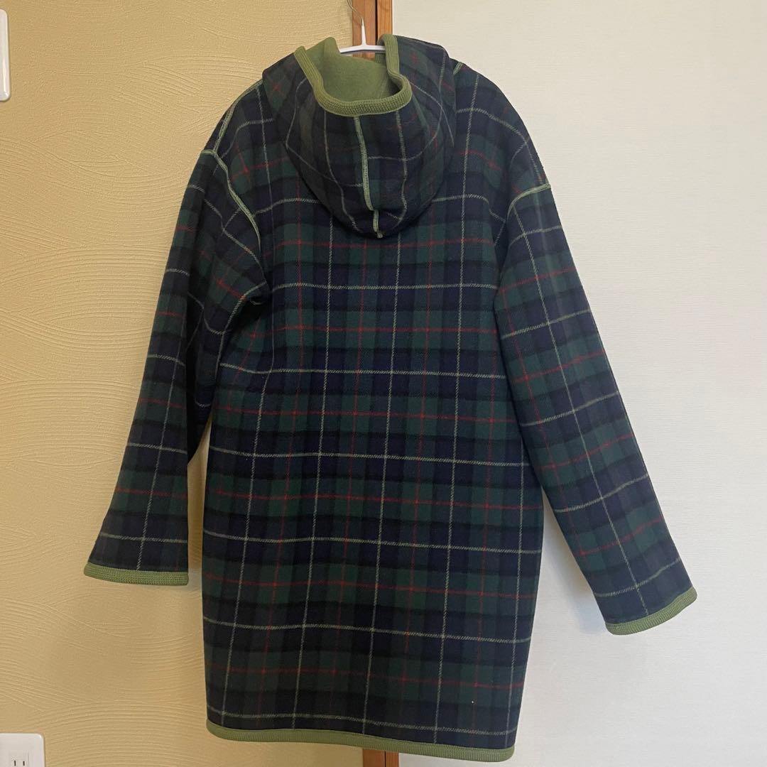 【美品】元町 lebeau チャーミングコート ミディアム　リバーシブル 緑 M