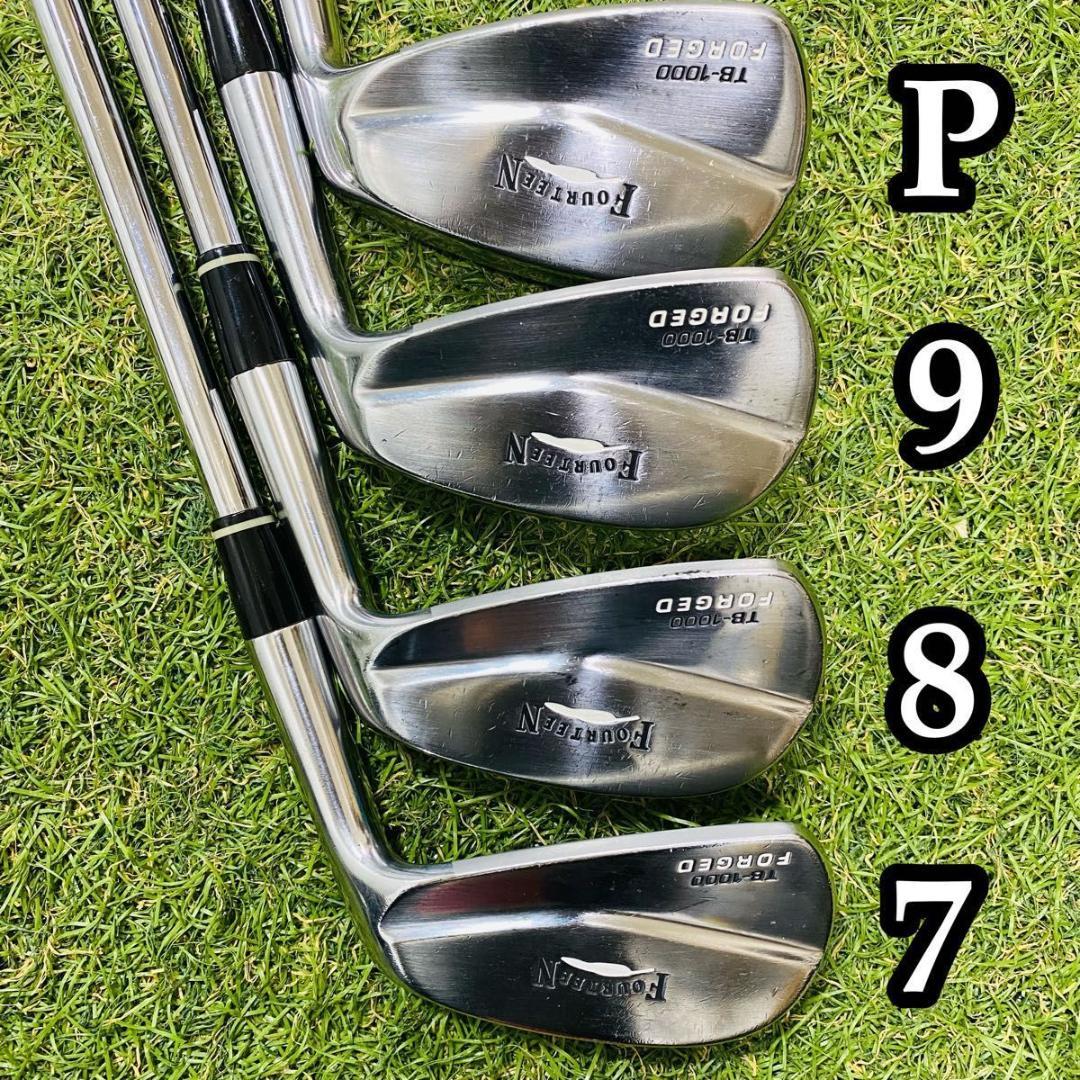 【不動の名器】フォーティーン TB-1000 メンズアイアンセット 8本 S
