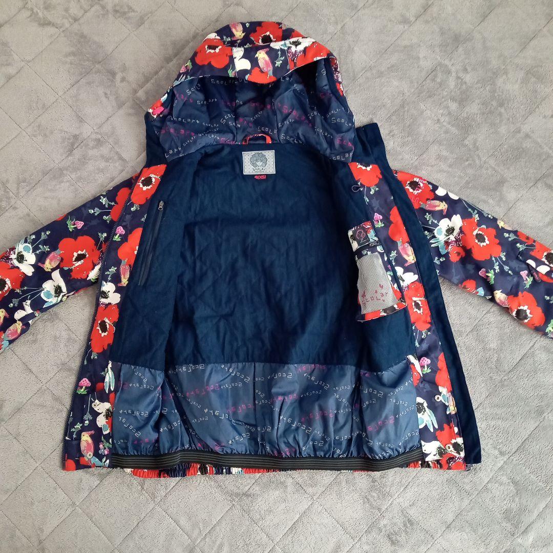 美品！　スカラー　スノーウェア　上下セット　花柄　XS