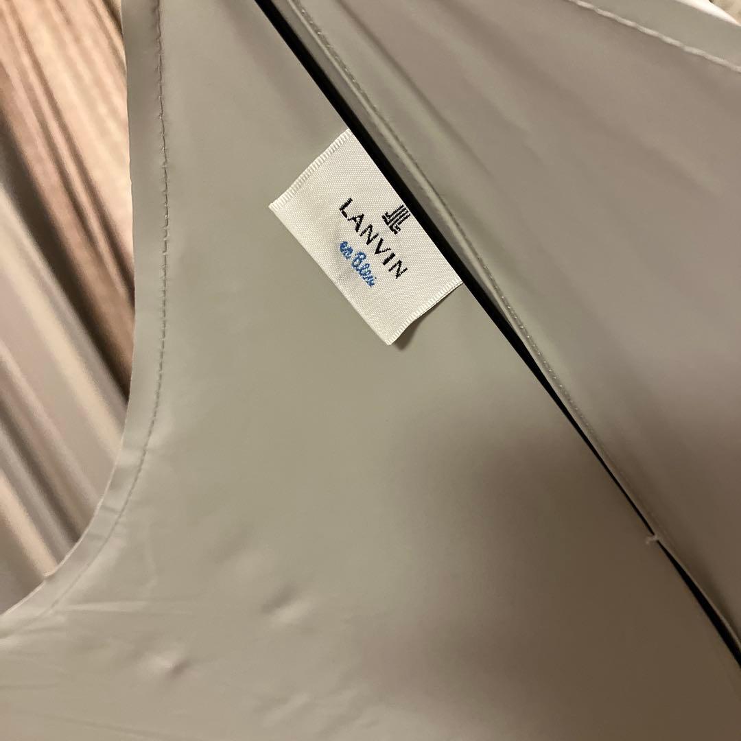 未使用❗️LANVIN‼️フリル付き折りたたみ傘 晴雨兼用