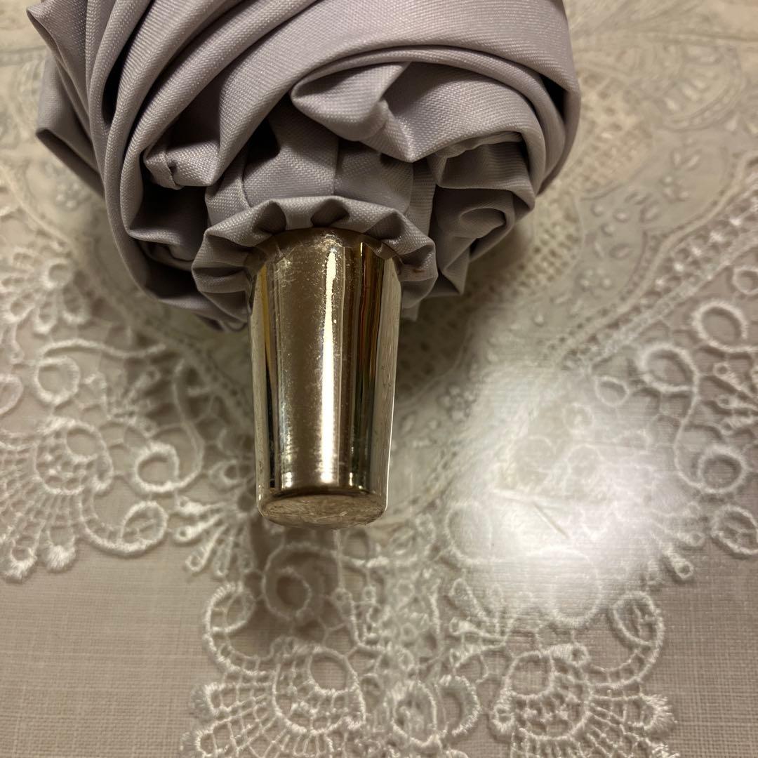 未使用❗️LANVIN‼️フリル付き折りたたみ傘 晴雨兼用