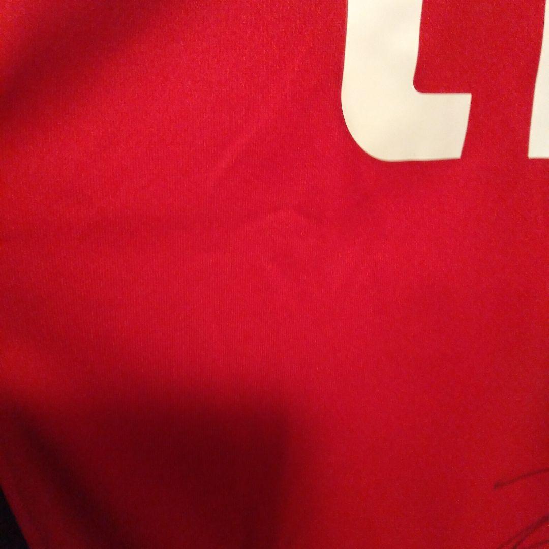 鹿島アントラーズ ユニフォーム ウェア 荒木 直筆サイン 2022年