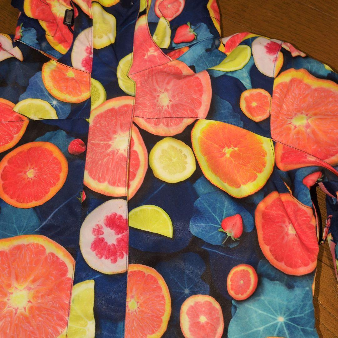 ROXY　スノボウェア　上下セット　Ｍ　フルーツ柄　　　ピンク