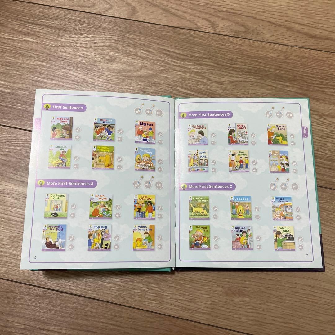 ORT 韓国版　stage1+~3 音源ブック　音声ペン　洋書絵本