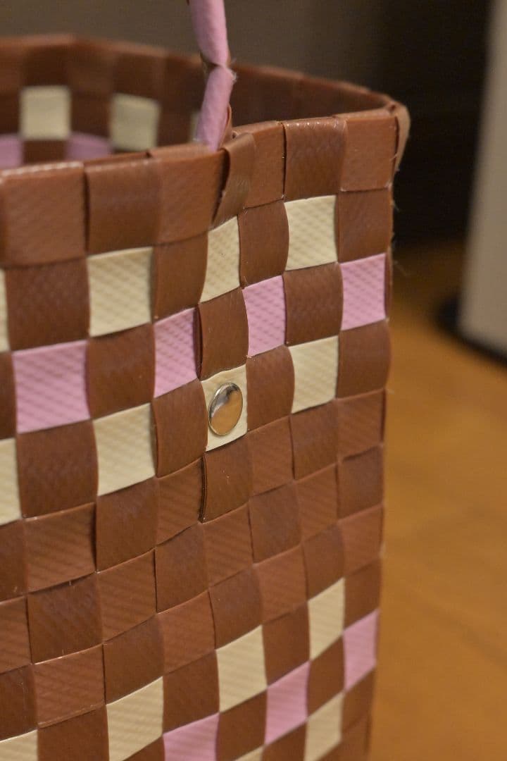 MARNI MARKET ‐ ミニバスケットバッグ シガーブラウン