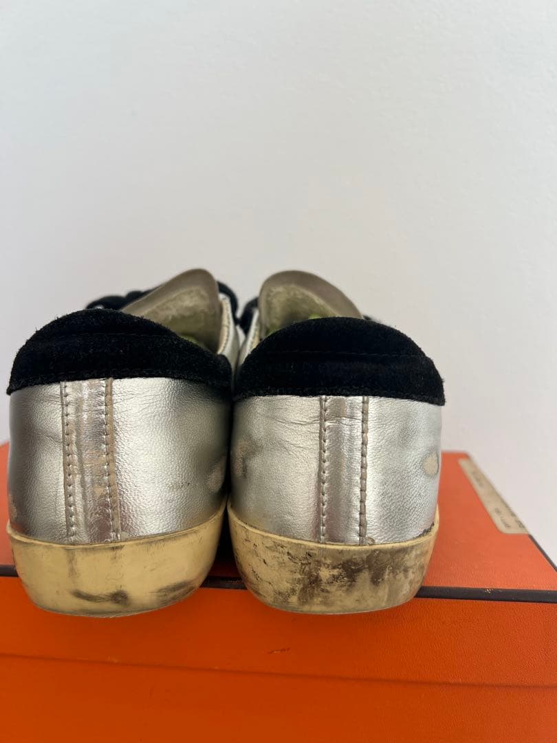 Golden  Superstar シルバー/ブラック スニーカー