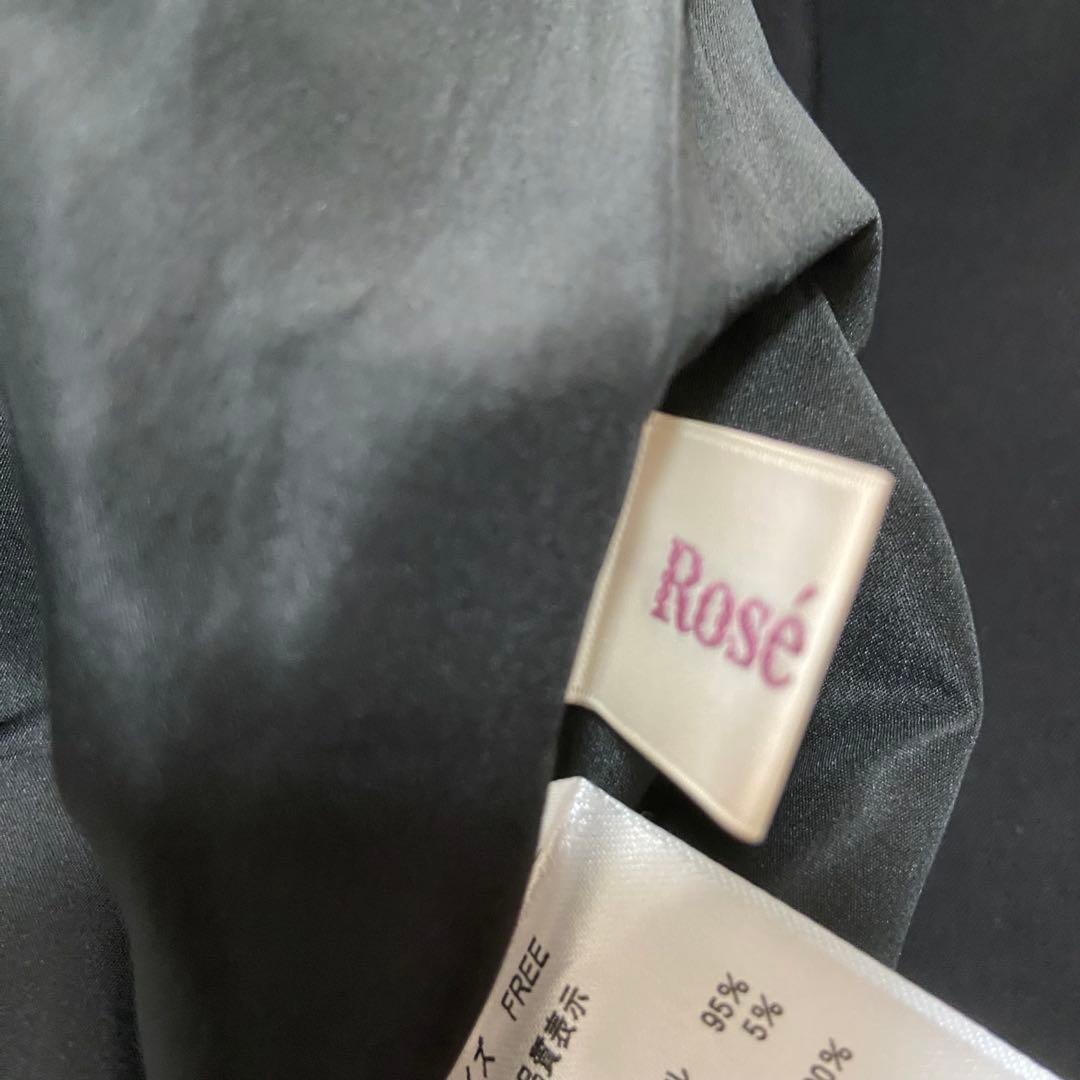 美品rosemuse(ロゼミューズ)ジャケット　金ボタン　ジャケット　ブラック