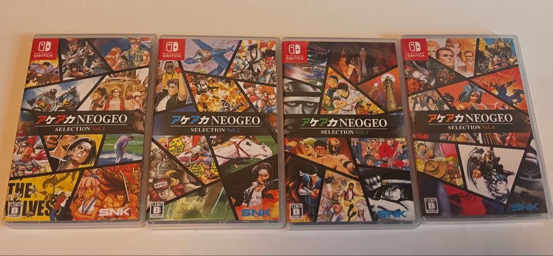 アケアカNEOGEO SELECTION Vol.1〜Vol4 セット