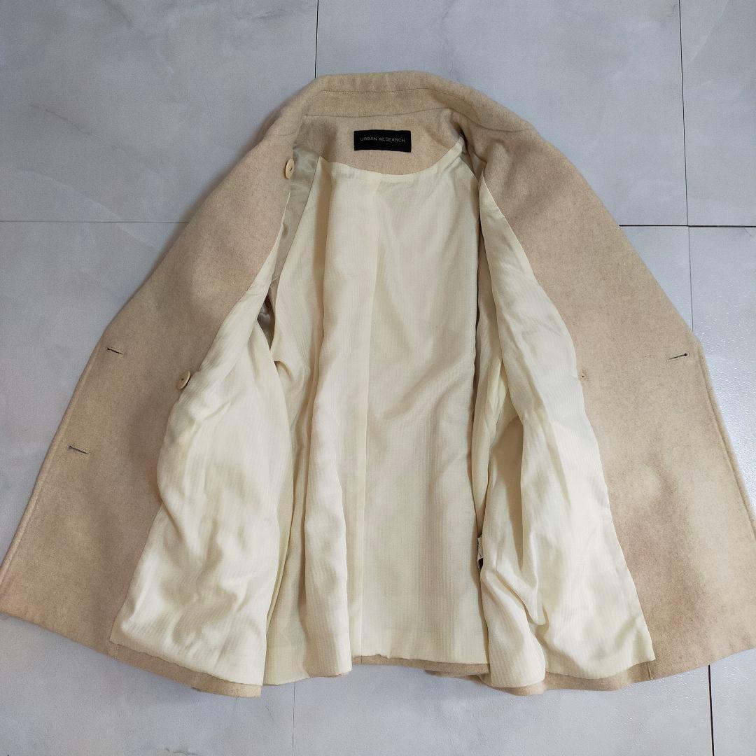 アーバンリサーチ　URBAN RESERCH スーパー100メルトンPコート