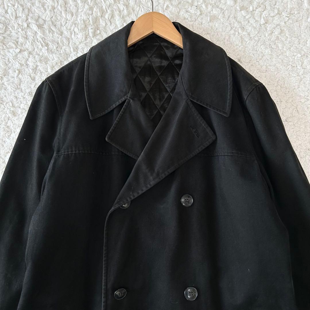 【agnes b. homme】 キルティング ピーコート フランス製