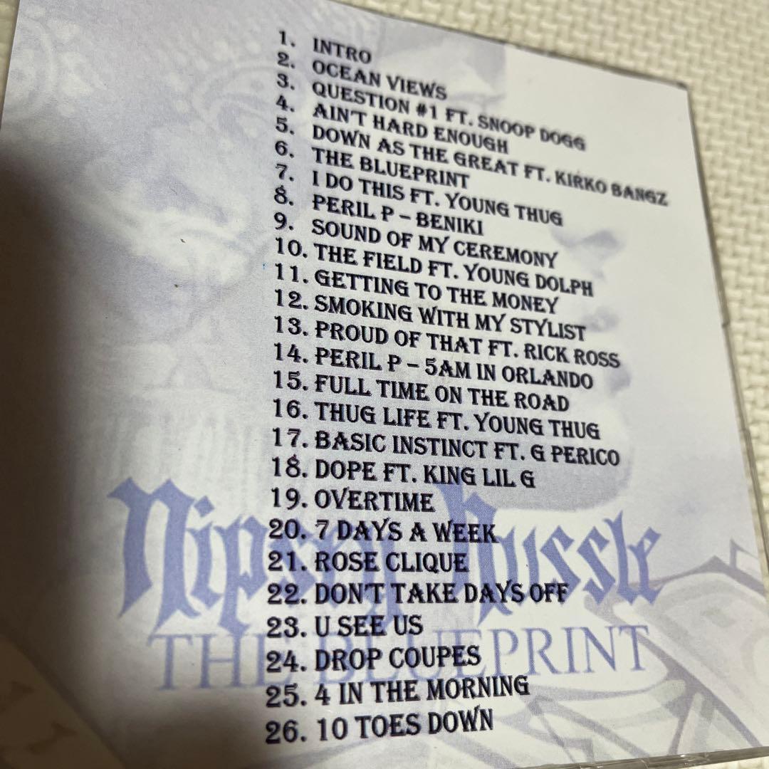 希少盤　Nipsey Hussle The Blueprint G Rap