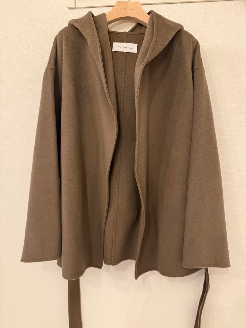 nae ウールコート フーディー フード付きコート