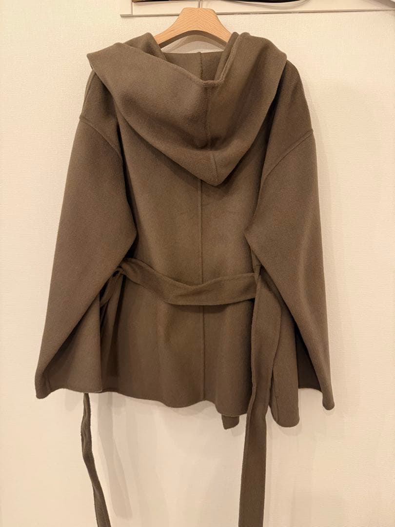 nae ウールコート フーディー フード付きコート