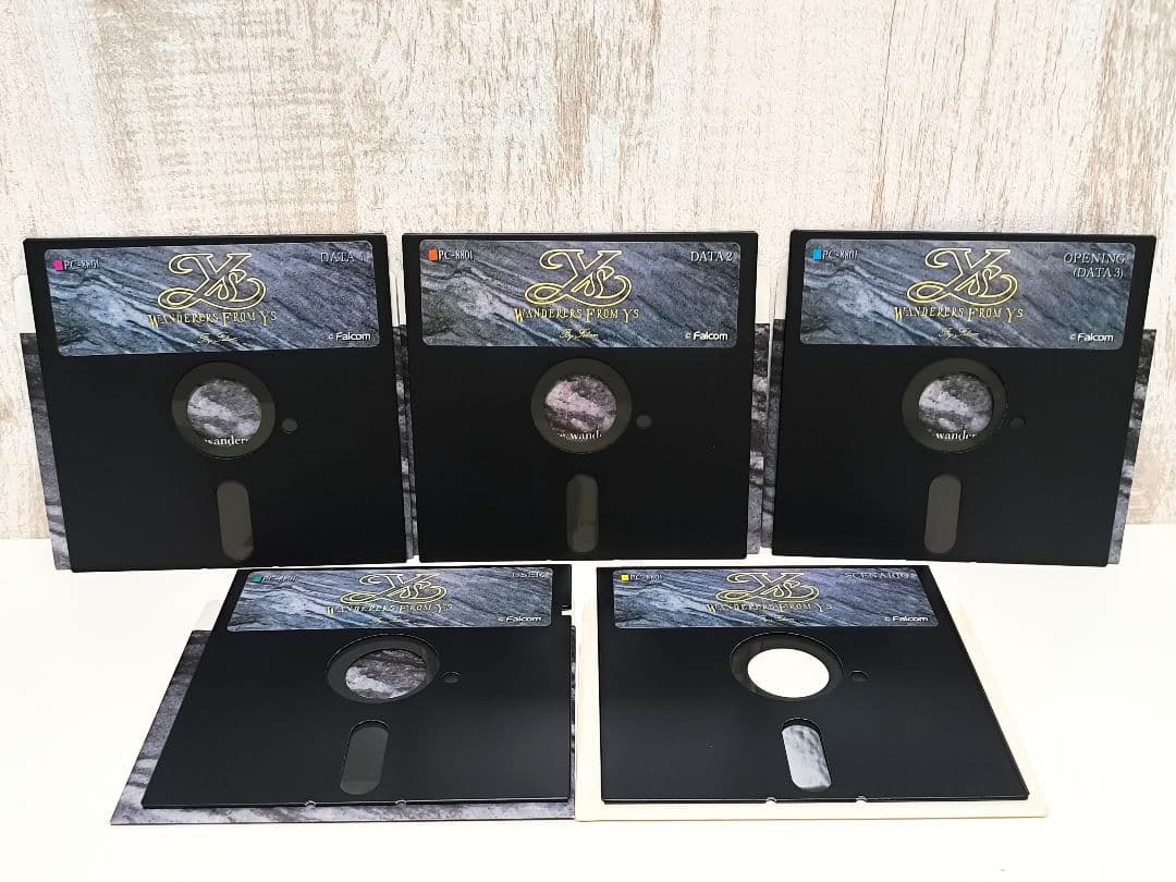 ワンダラーズ フロム イース イースⅢ PC-8801 PC-88 5\"2D×5