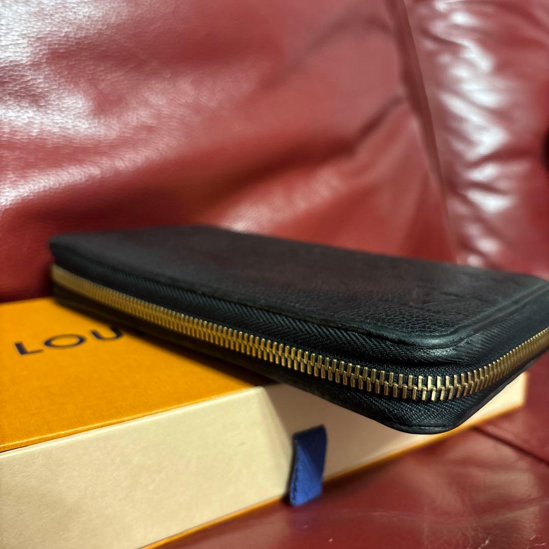 【美品】 ルイヴィトン アンプラント ジッピーウォレット 長財布