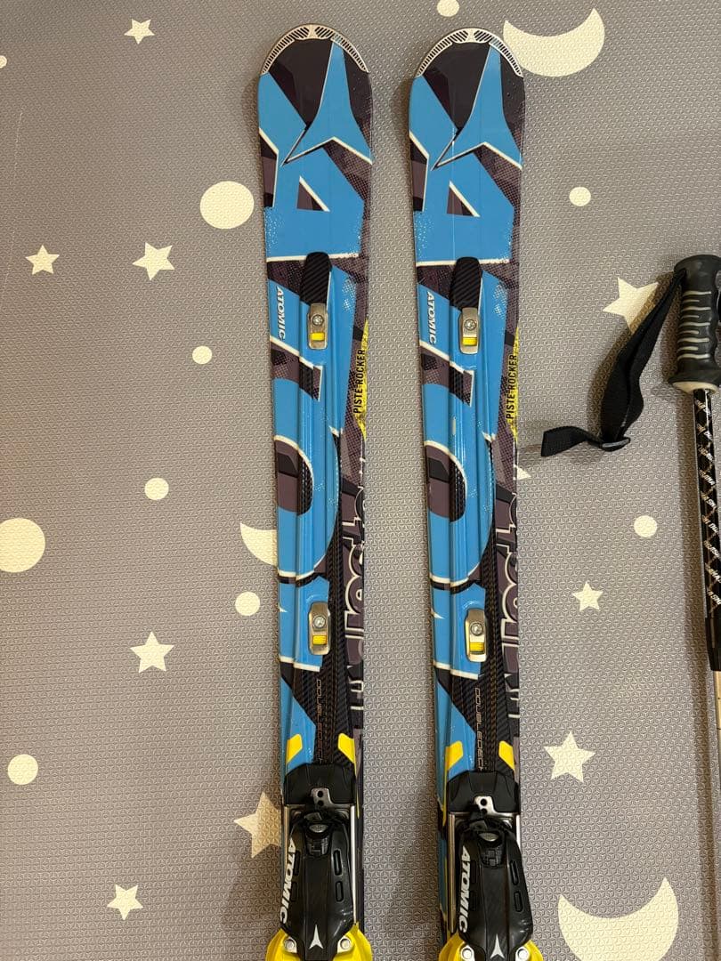 ATOMIC Bluester AX169cm, ソールカバー、伸縮ストック付き