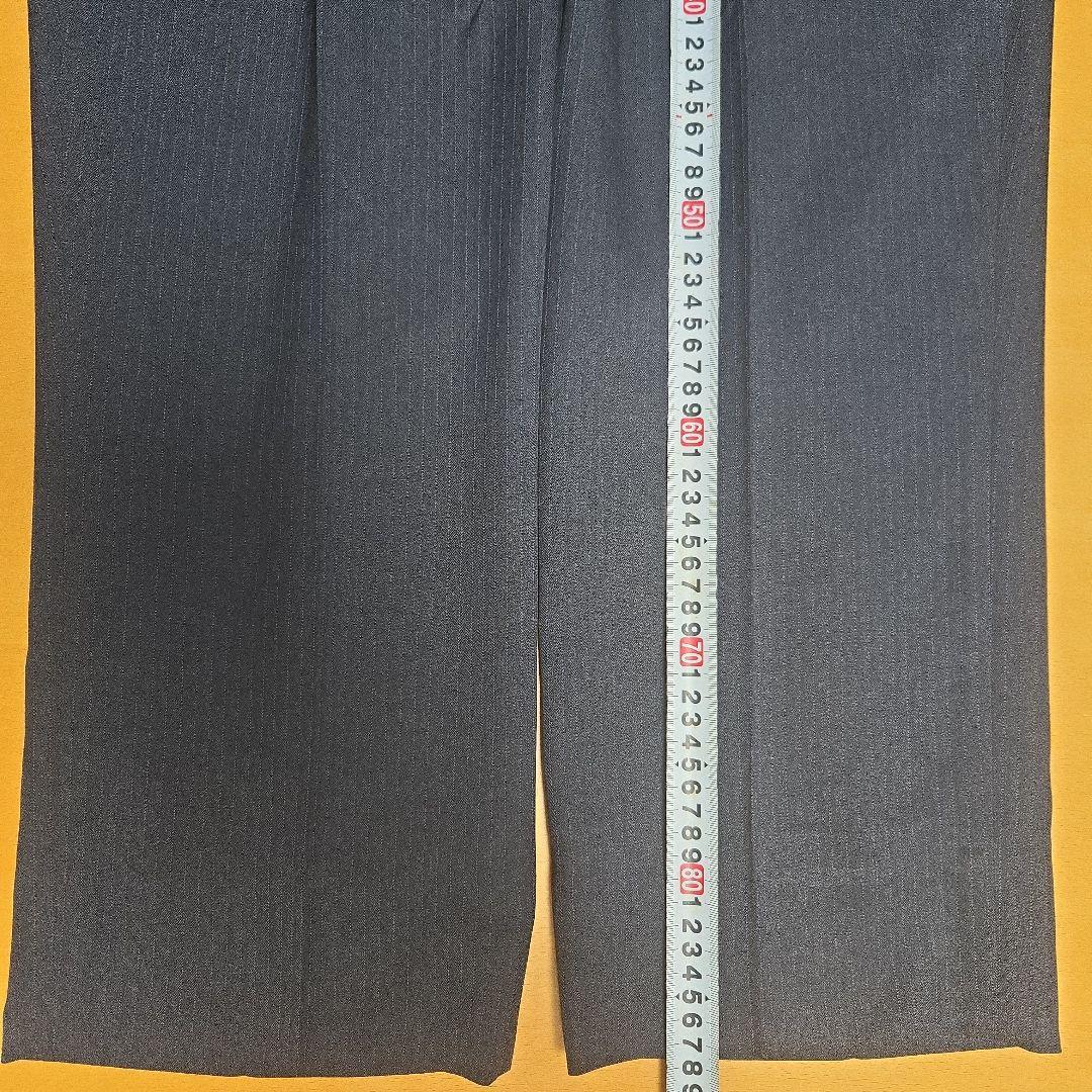 美品　レディフレディ　160B　スーツ5点セット　紺　卒服　ストライプ　キャット