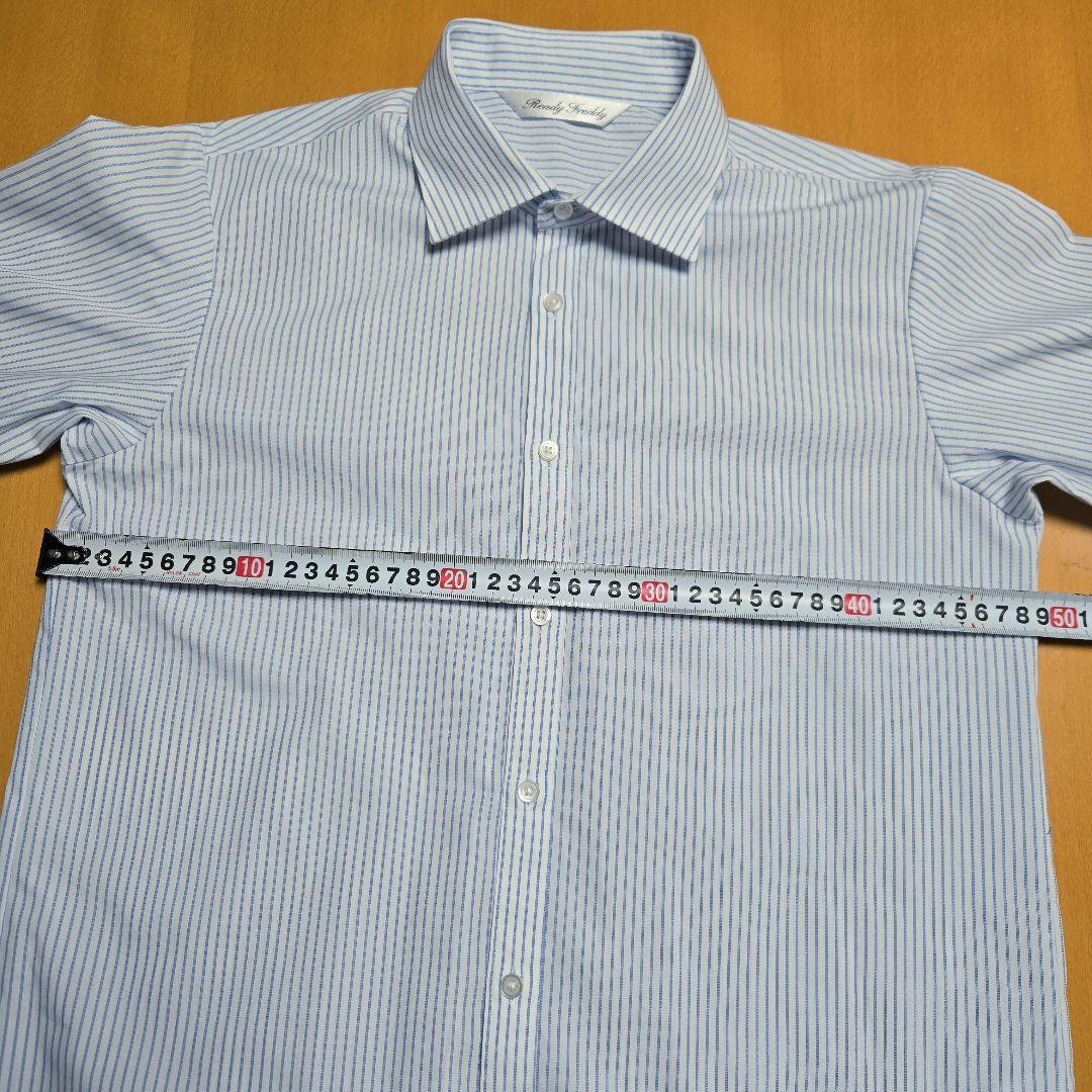 美品　レディフレディ　160B　スーツ5点セット　紺　卒服　ストライプ　キャット