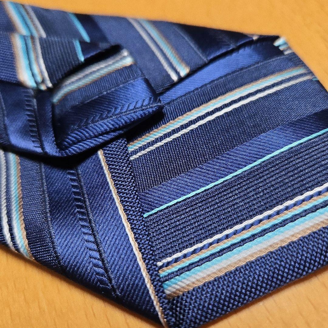 美品　レディフレディ　160B　スーツ5点セット　紺　卒服　ストライプ　キャット