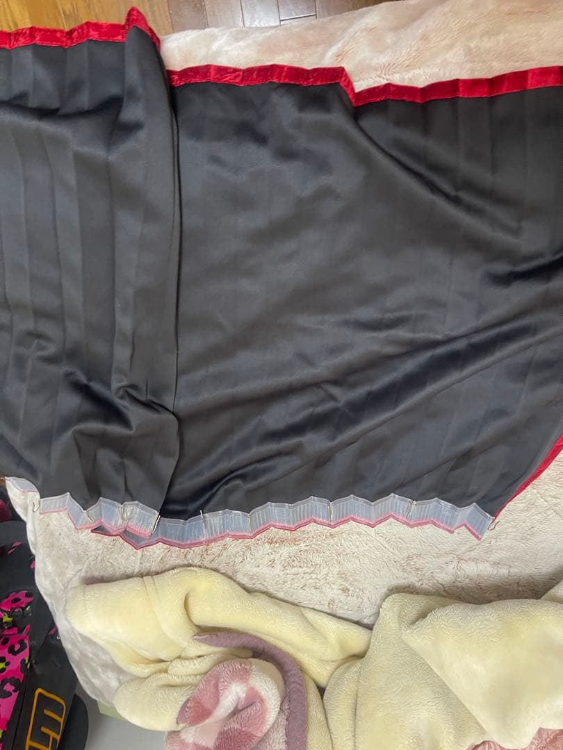 トラックカーテンチンチラゼロ仮眠カーテン大型用 タッセル付き