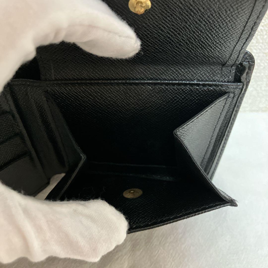 ✨鑑定済✨ルイヴィトン エピ ポルトフォイユ マルコ 二つ折り財布 黒