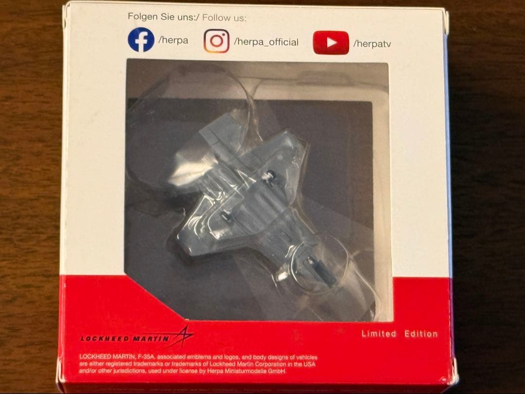 航空機・ヘリコプター HERPA F-35A Lightning II 1/200