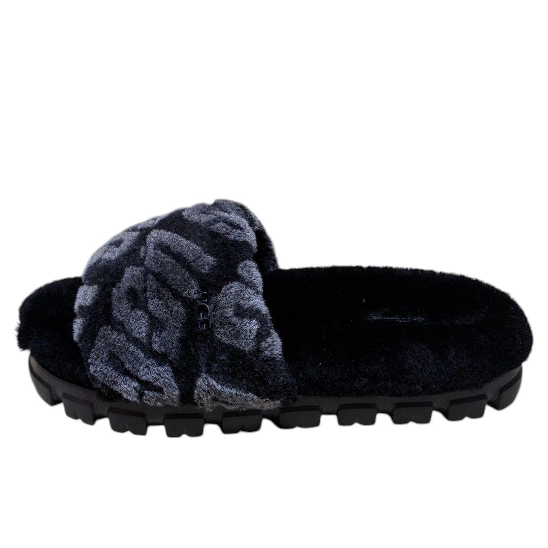 未使用級 UGG 24cm ブラック コゼッタ ロゴグラフ 1148770