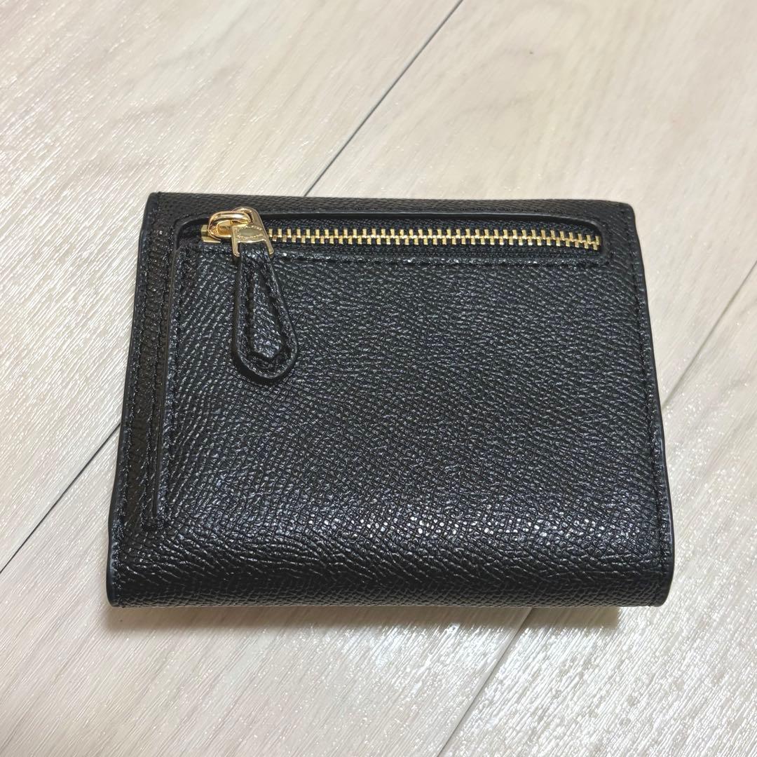 COACH ウィン スモール ウォレット 三つ折り 財布 ケース ブラック