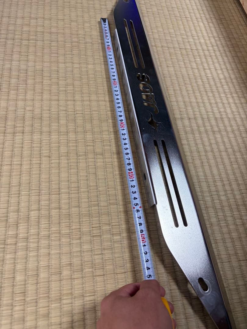 ハイエース　ジャオス　スキッドバー用パーツ　プレート　フロント用