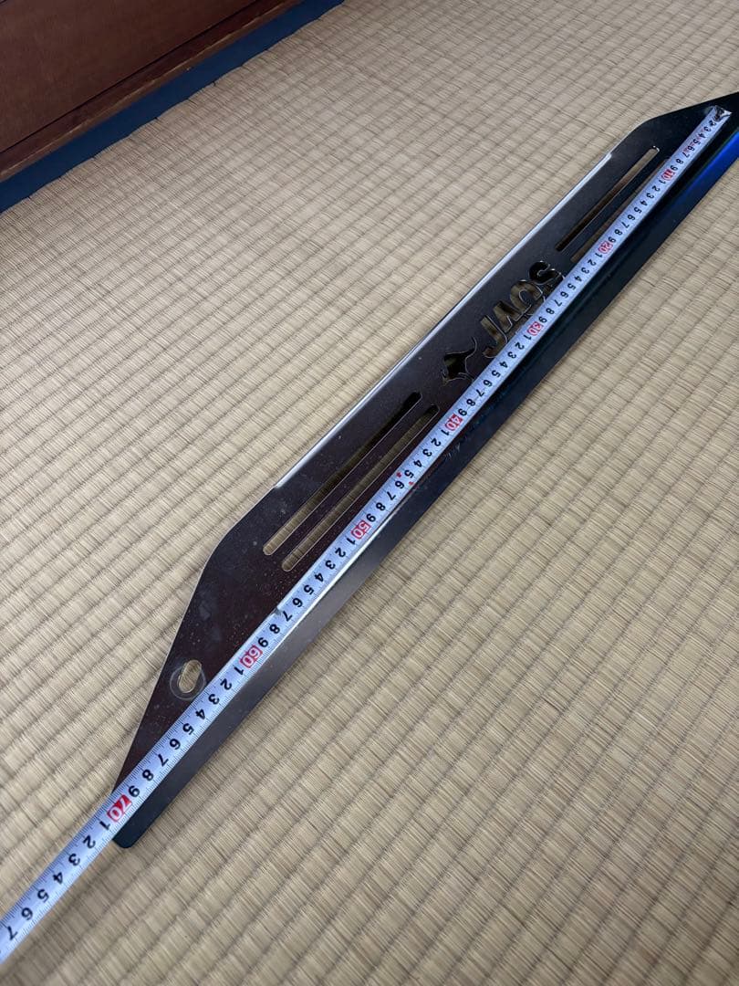 ハイエース　ジャオス　スキッドバー用パーツ　プレート　フロント用