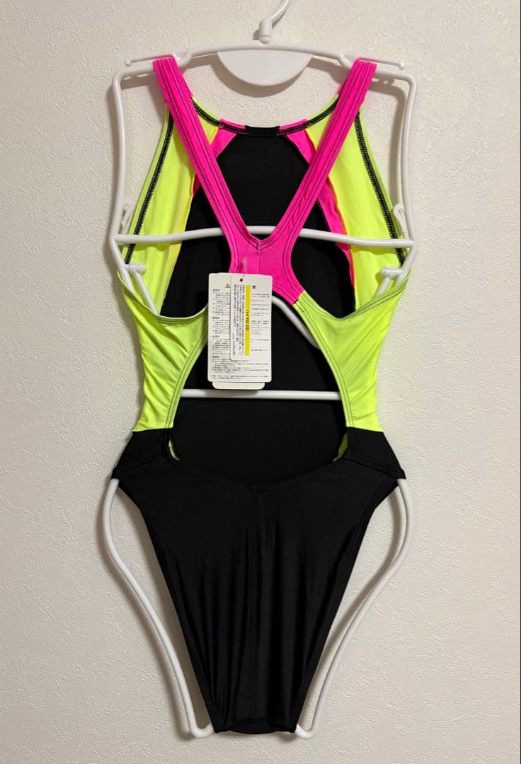 ASICS ブラック× 蛍光イエロー × ピンク 旧式ハイドロCD