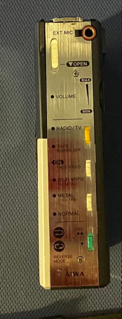 【当時物】AIWA Cassette Bay オートリバースカセットレコーダー