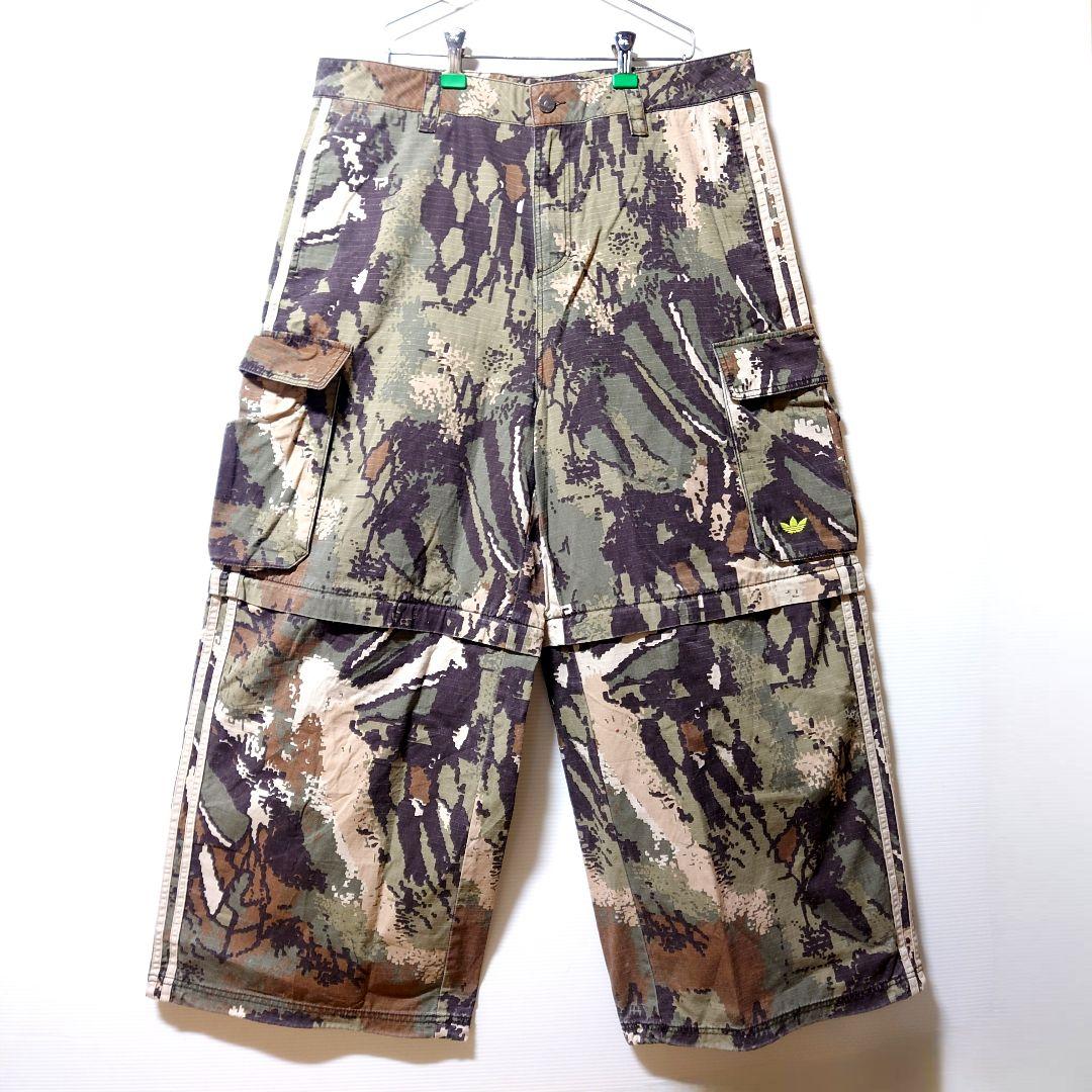 迷彩★3XL★カーゴパンツ★ワイドレッグパンツ★バギーパンツ★ワイドパンツ★男女