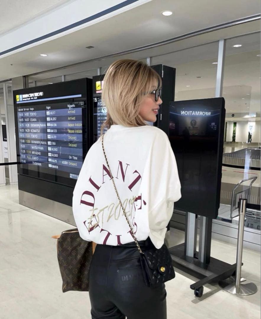 【diante】SYNTHETIC LEATHER SKINNY PANTS