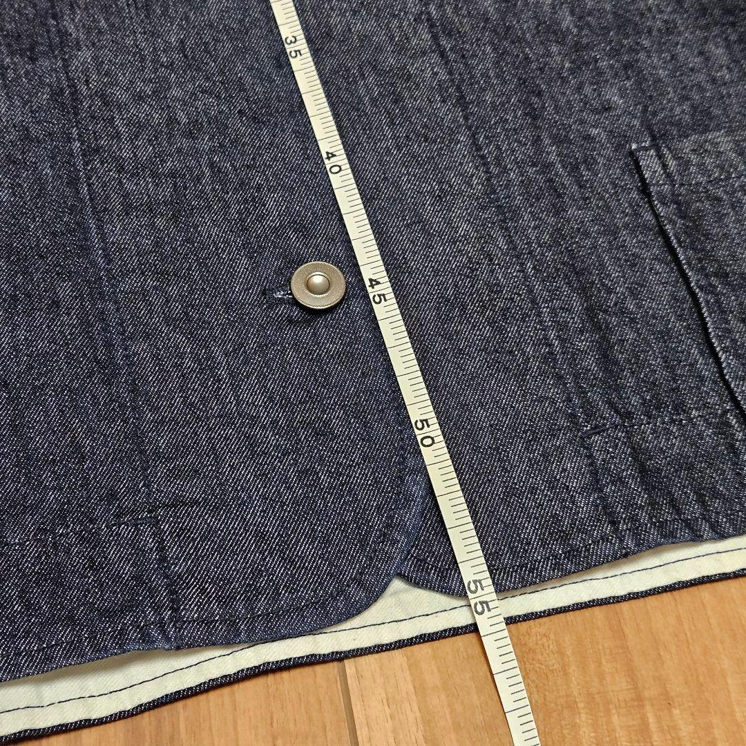 無印良品　和紙混 デニムジャケット S