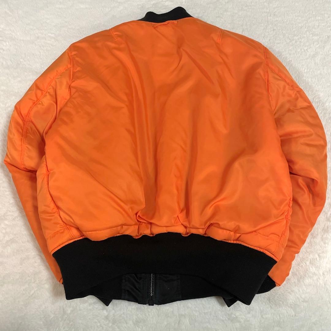 極美品 ALPHA INDUSTRIES MA-1 フライトジャケット 黒 L