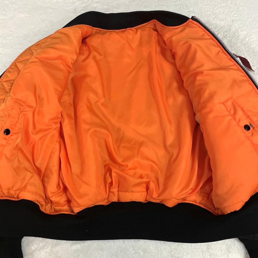 極美品 ALPHA INDUSTRIES MA-1 フライトジャケット 黒 L