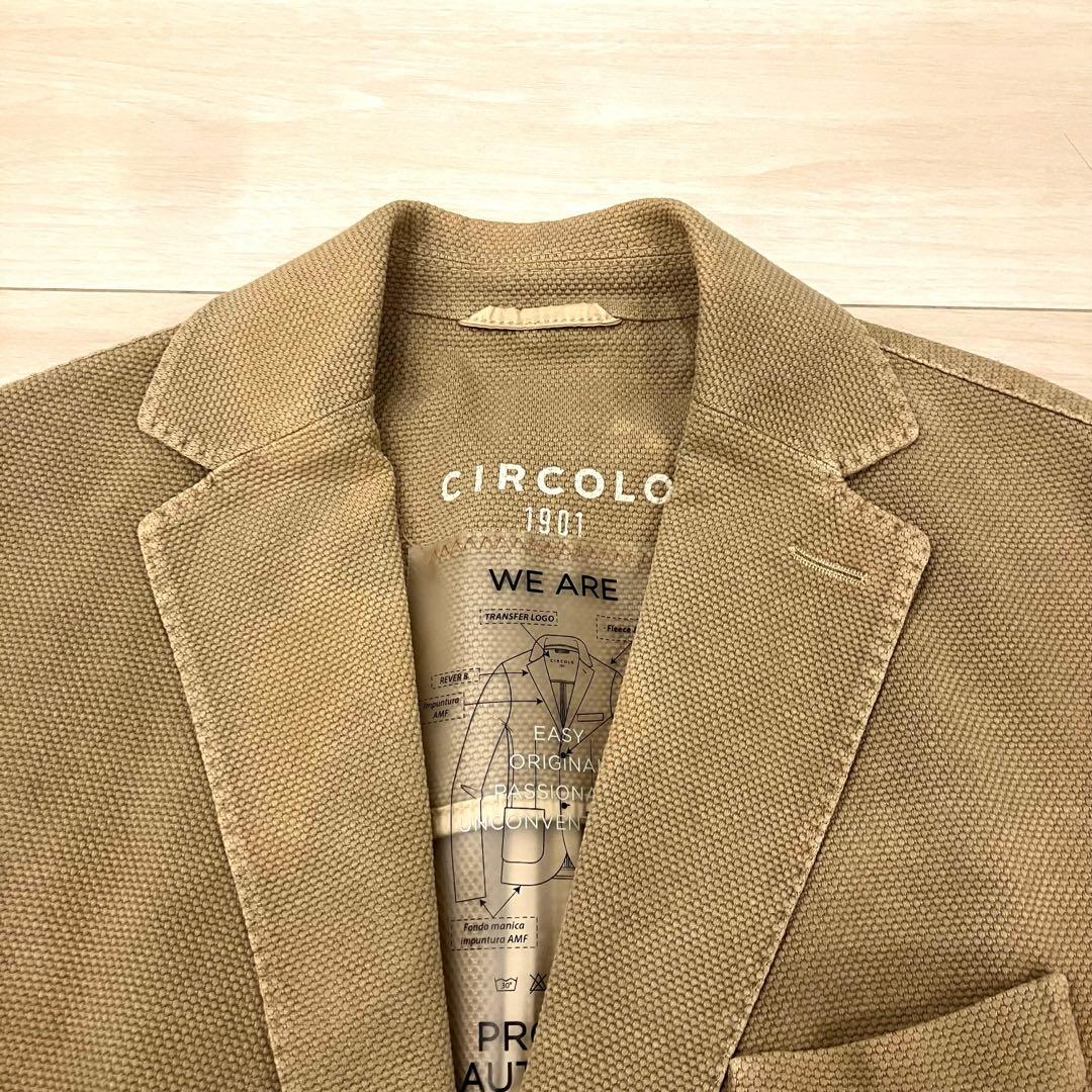 CIRCOLO 1901 テーラードジャケット アンコン仕立て 洗える 伸縮 L