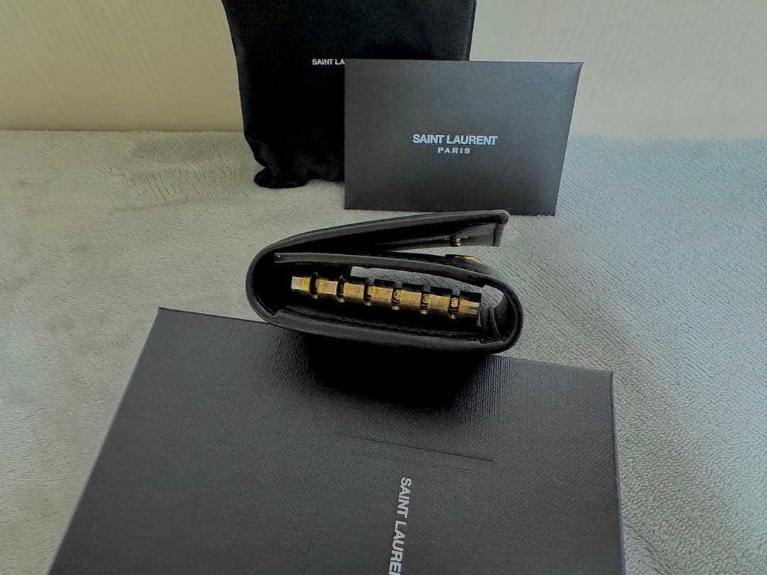 サンローランSAINT LAURENT ブラック レザー キーケース