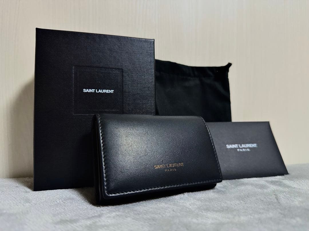 サンローランSAINT LAURENT ブラック レザー キーケース