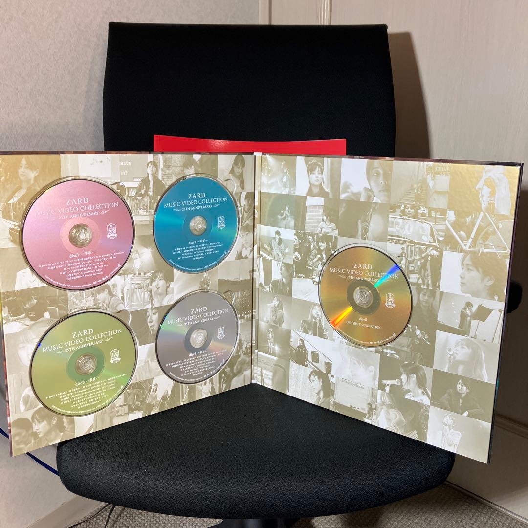 ZARD ミュージックビデオコレクション25周年記念 DVD 5枚組 おまけ付き