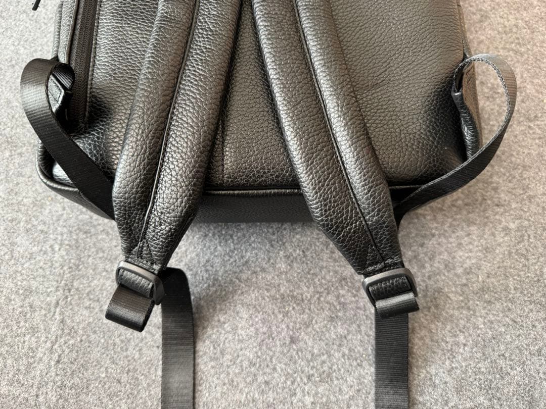 GRAMS28 バックパック150 デイパック イタリアン レザー ブラック