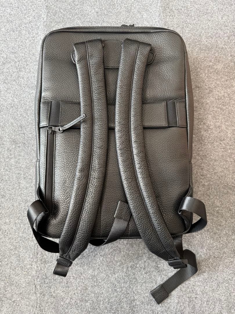 GRAMS28 バックパック150 デイパック イタリアン レザー ブラック