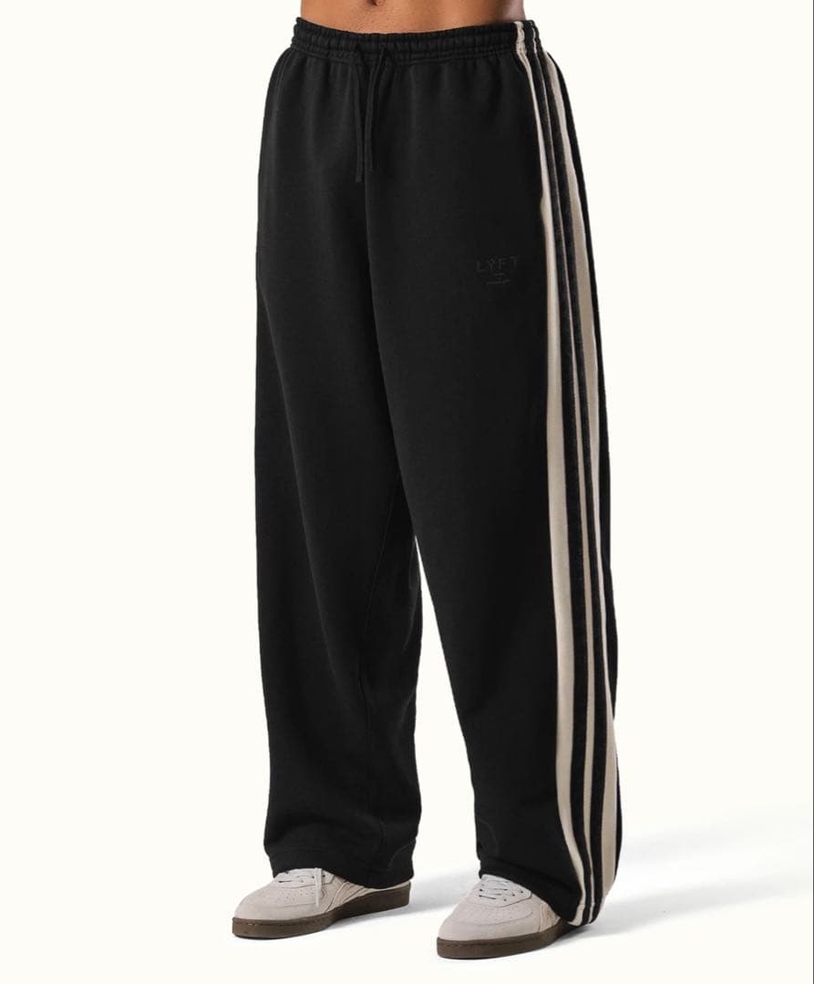 リフトLYFTブラック ストライプ ジャージ Mサイズ