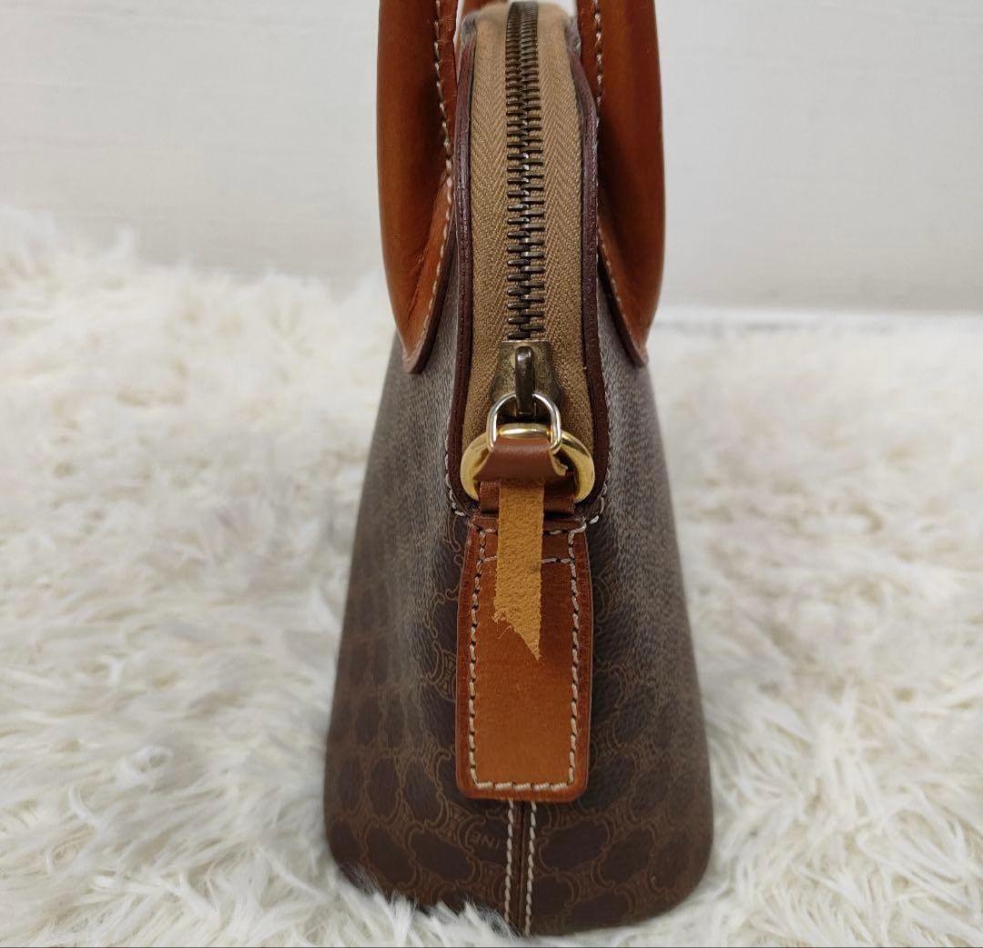 CELINE　ハンドバッグ　マカダム　トリオンフ　ミニ　2way PVC　レザー