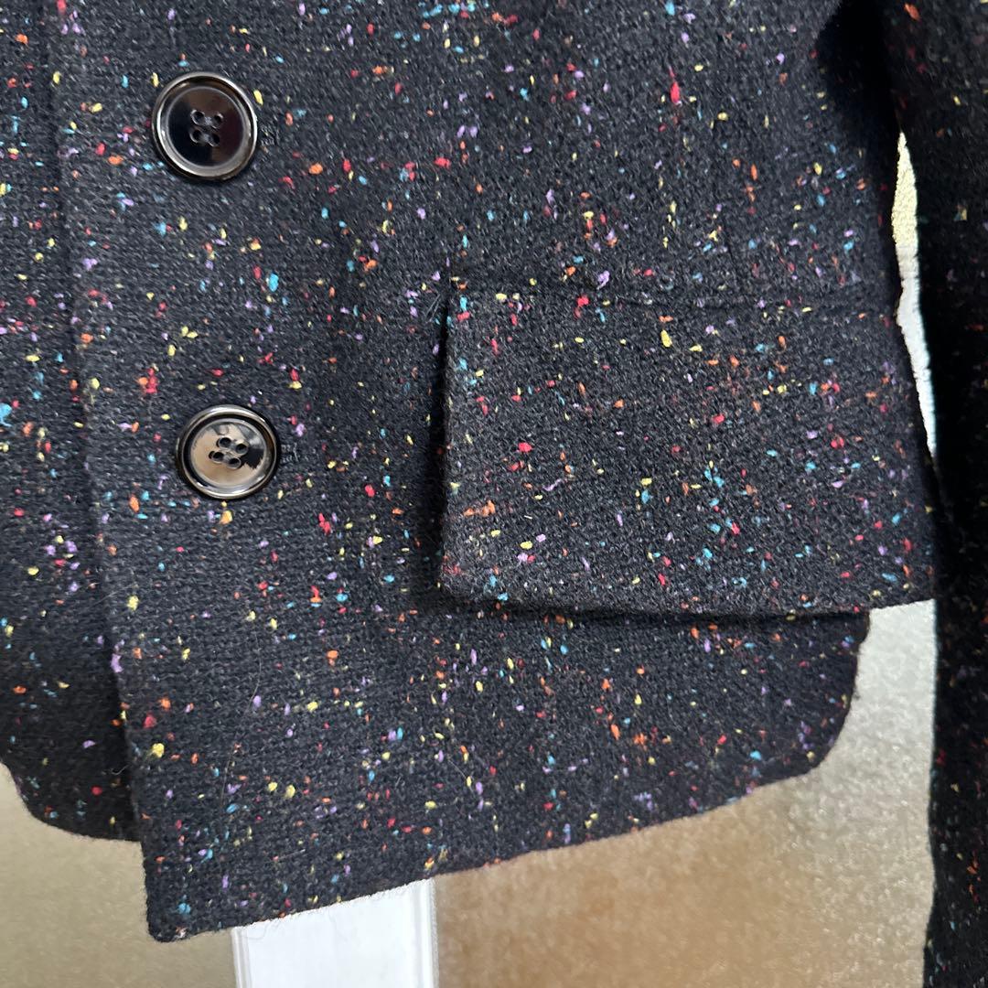 y'sの襟とポケットが可愛いツイードジャケット