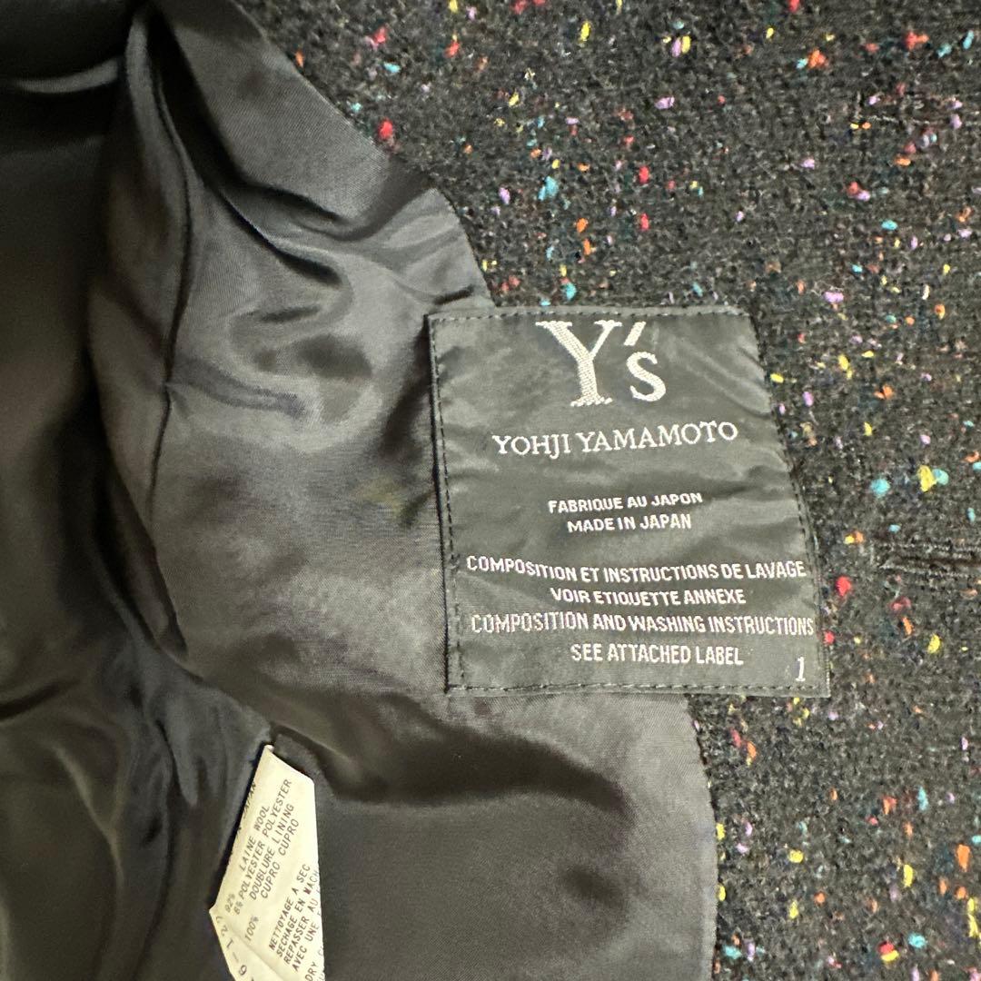 y'sの襟とポケットが可愛いツイードジャケット